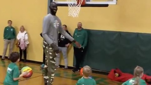 Tacko Fall was ruining kids' dreams.