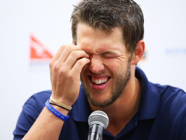 The highest paid player in baseball, Clayton Kershaw.