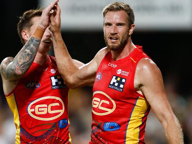 Sam Day isn’t ready to call time on his 155-game AFL career. Picture: Michael Willson/AFL Photos via Getty Images