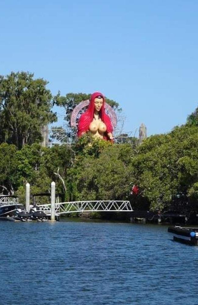 The statue can be seen from the water. Picture: supplied