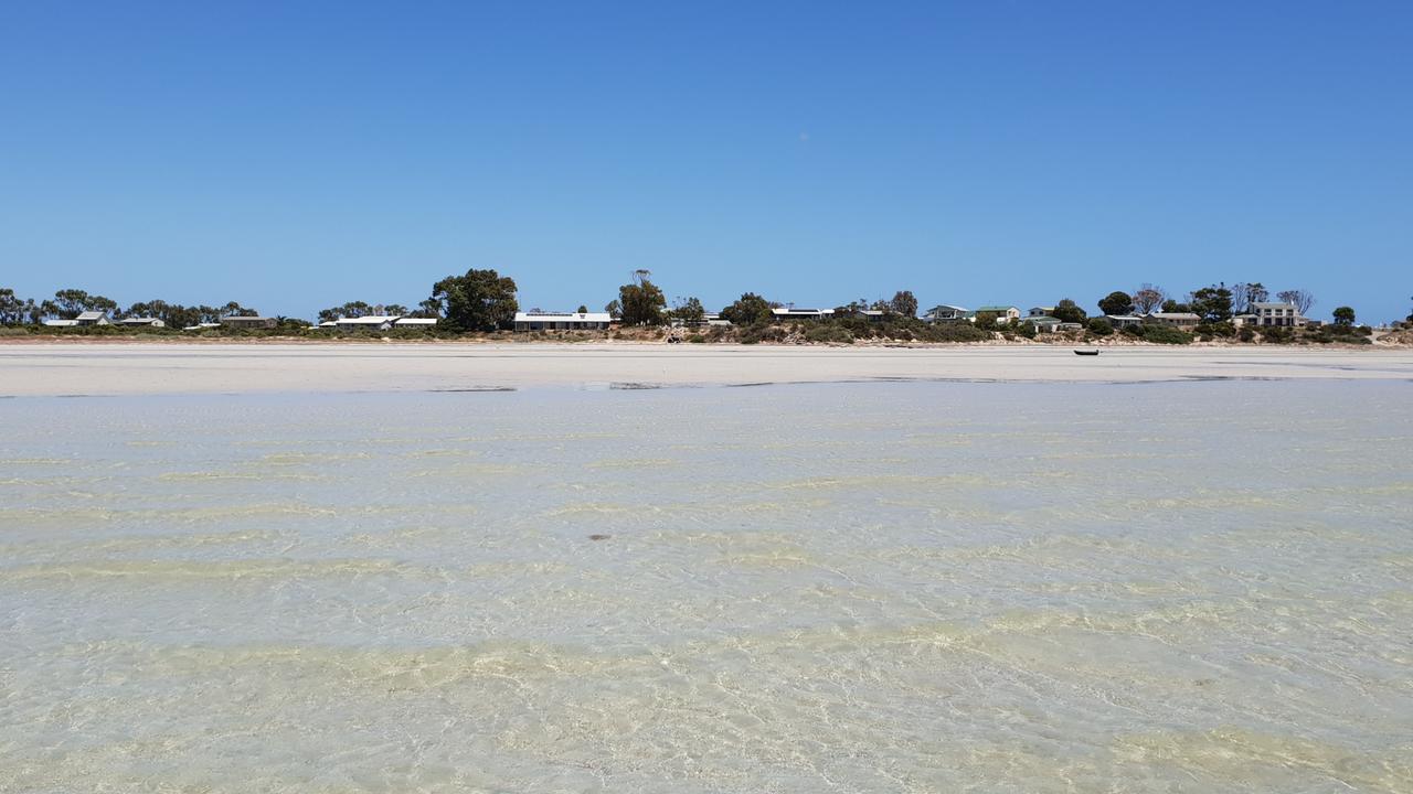 Crystal clear waters at Corny Point, on Yorke Peninsula. Picture: Colin James