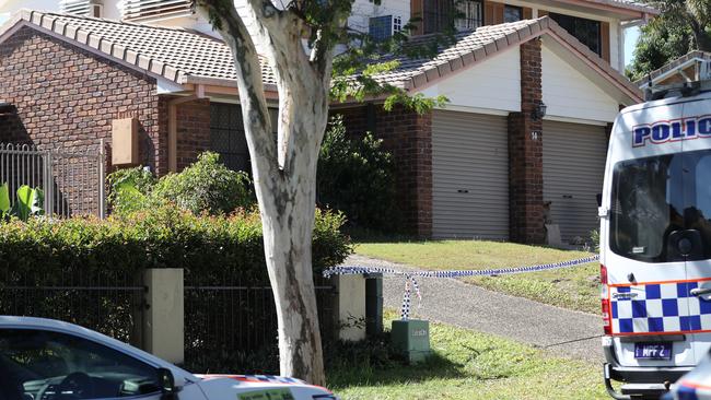 The house in which two people were found dead. Picture: Nigel Hallett