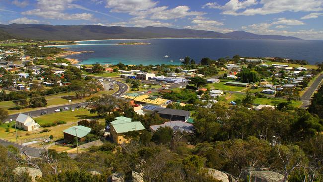 PLACES WE GO. Bicheno, East Coast Tasmania. Bicheno From Whalers Lookout Picture: Supplied