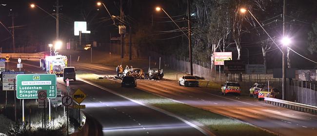 The accident came just hours after the beginning of the NSW Police Force’s Operation Slow Down. Picture: Gordon McComiskie