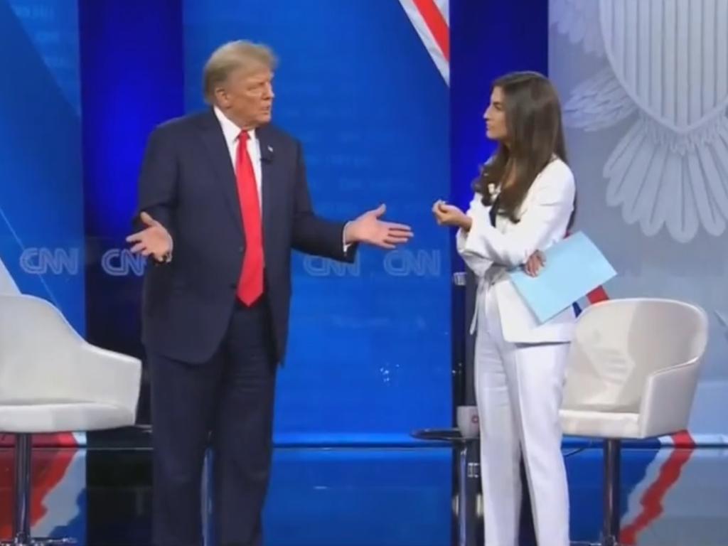 Donald Trump was grilled by CNN’s chief anchor Kaitlan Collins.