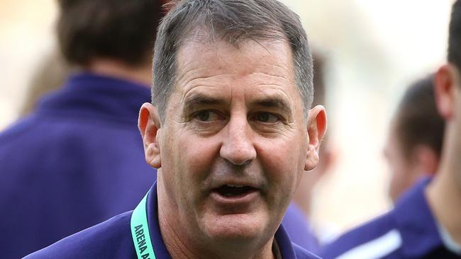 The Fremantle president said Ross Lyon has the support of the club. Picture: AAP