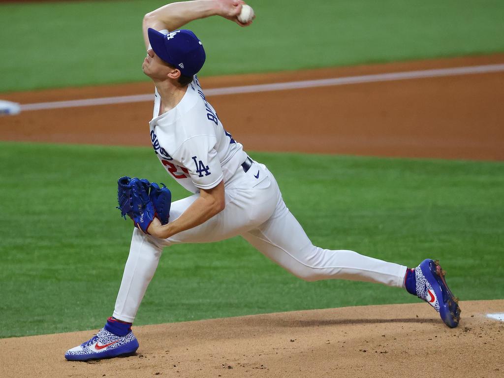 Walker Buehler was in no mood to end playoff mystery around his tight pants