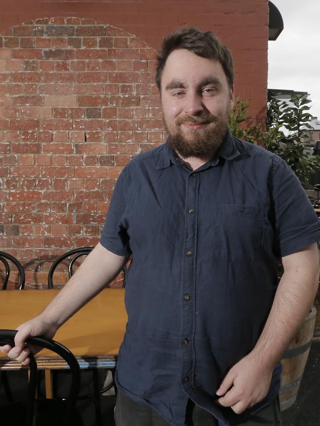 Jack Osmond, 24, has been looking for a job for four years and volunteers at Hamlet Cafe to gain experience. Picture: MATT THOMPSON