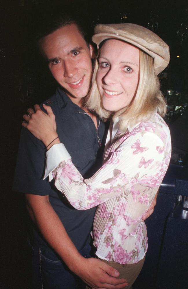 Tom Smith and Nicole Warner party at the Rolling Rock nightclub in May 2002. Picture: Sharyn Rosewarne