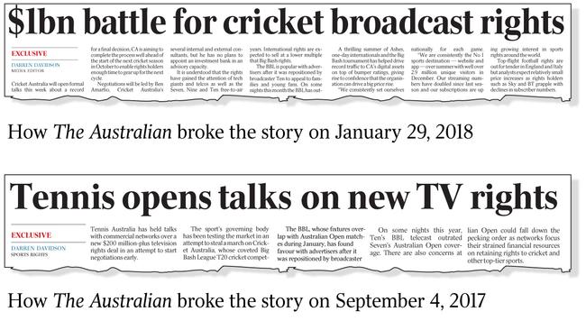 How The Australian broke the story on January 29, 2018