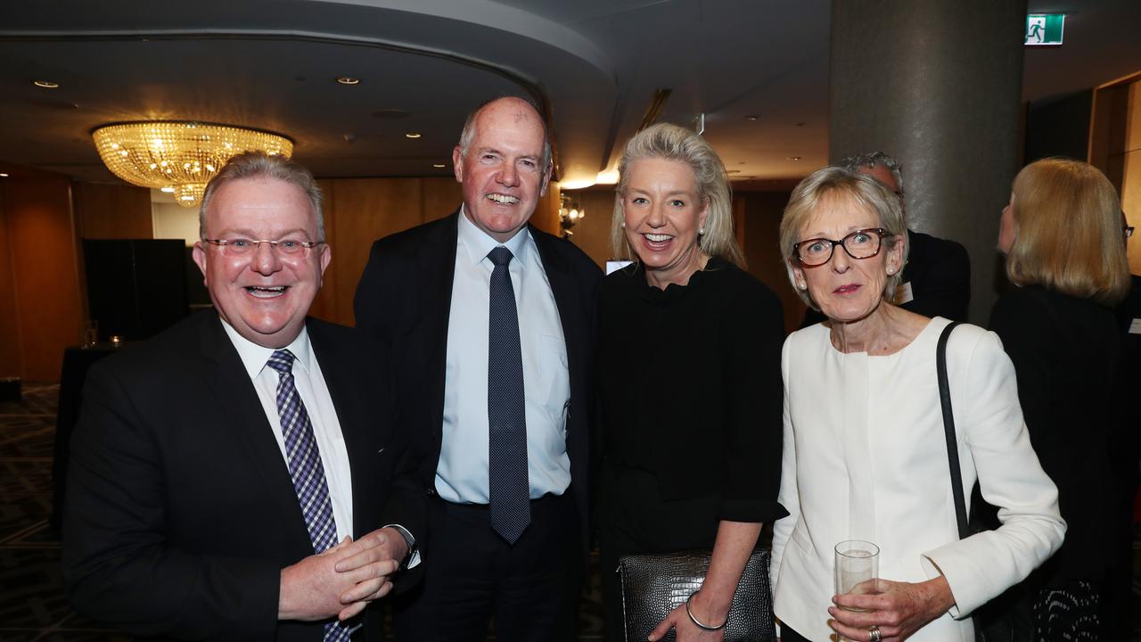 Bruce Bilson, the ACCC’s Mick Keogh, senator Bridget McKenzie and Kathy Grigg. Picture: John Feder/The Australian