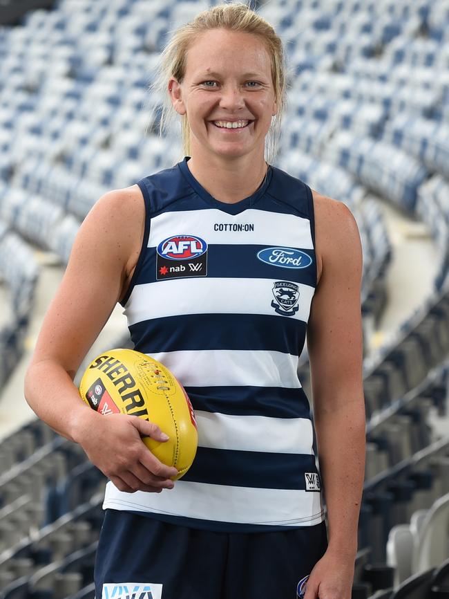 Geelong key forward Phoebe McWilliams.