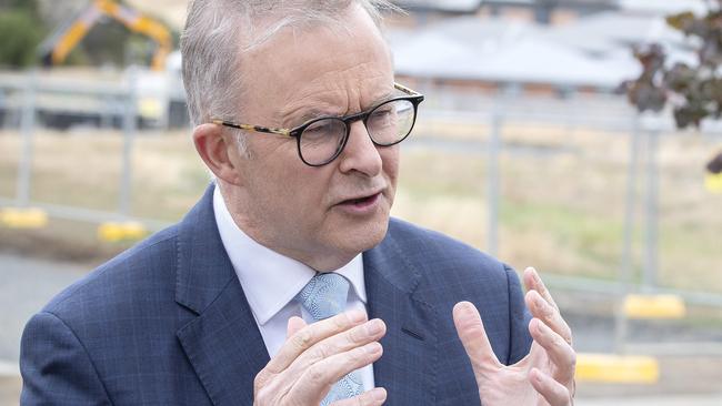 Labor leader Anthony Albanese will be well pleased by the latest Newspoll. Picture: Chris Kidd