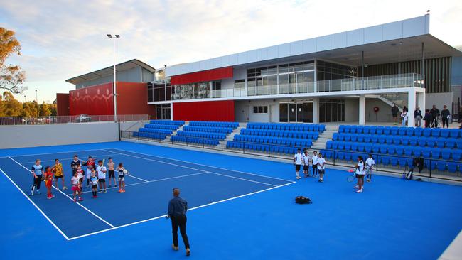 Tennis stars of the future will use the 16-court complex.