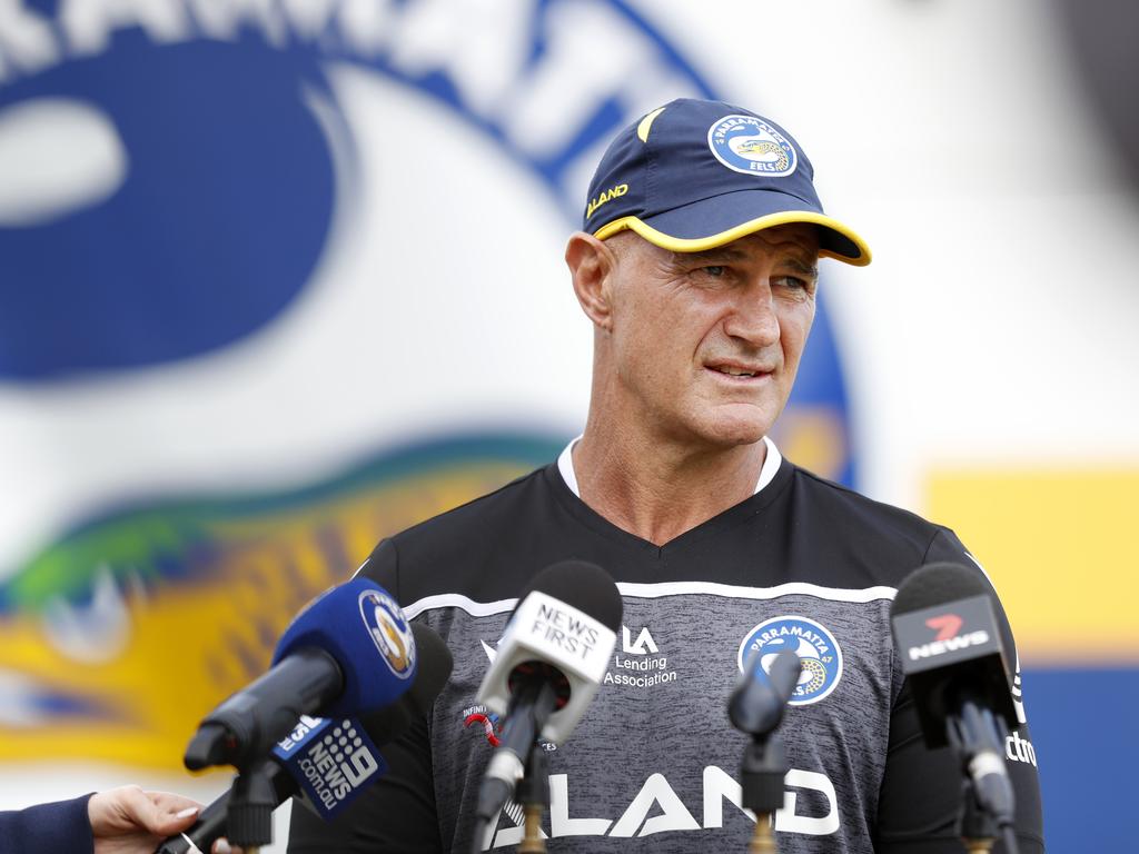 Eels coach Brad Arthur has a good record of developing players. Picture: Jonathan Ng