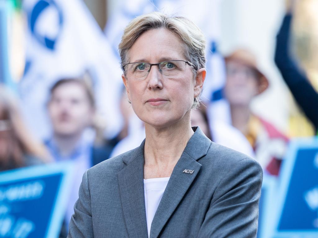 ACTU secretary Sally McManus has warned about the consequences for workers if companies embrace AI. Picture: NewsWire / Monique Harmer