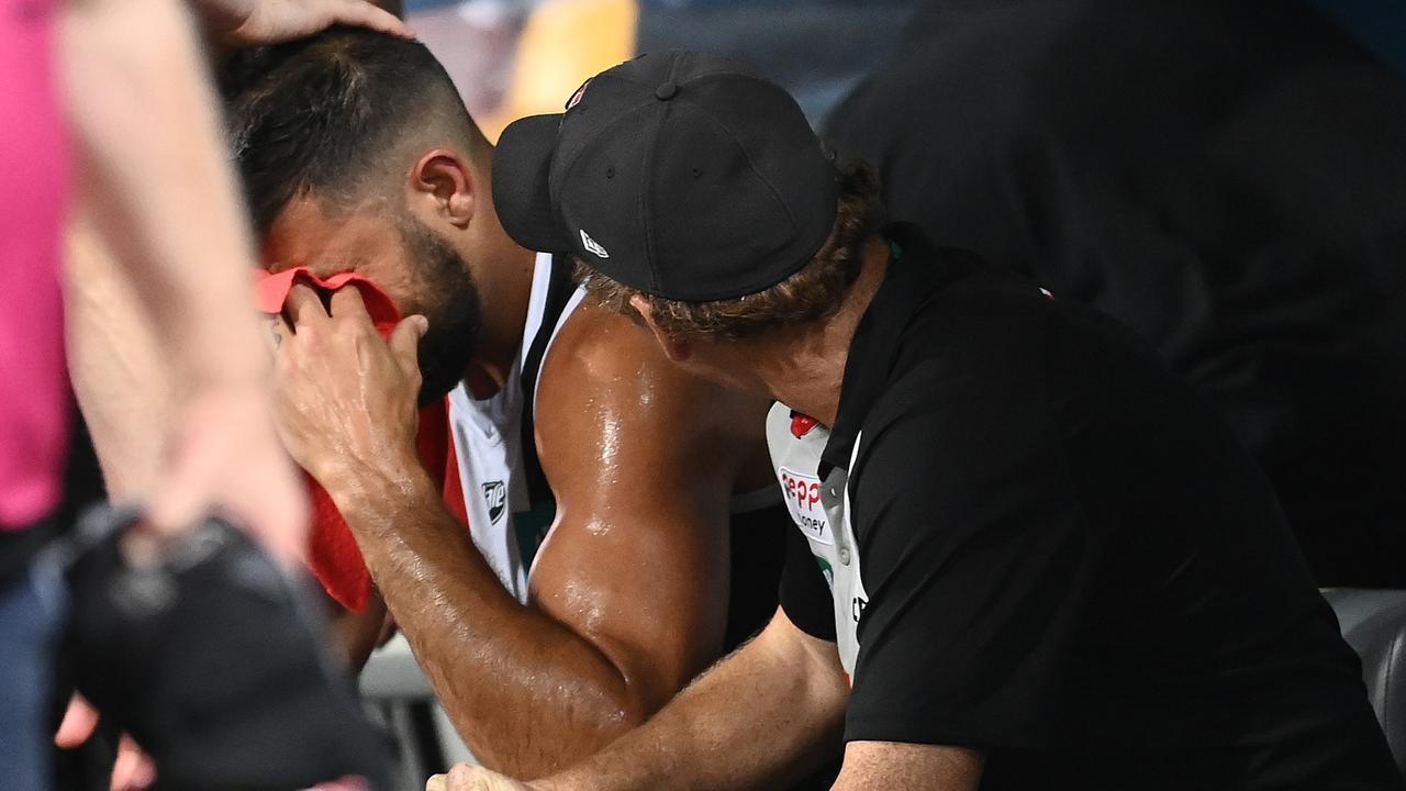 Paddy Ryder of the Saints is set to miss the semi-final against Richmond. Picture: Quinn Rooney