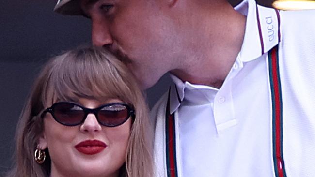 Swift was joined at the US Open by her boyfriend Travis Kelce. Picture: Sarah Stier/Getty Images.