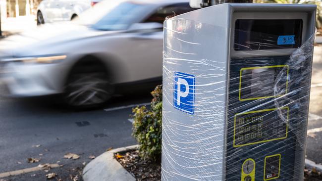 Brisbane motorists are being stung by private car park fines, which have been labelled a blatant rip-off. Picture: Kevin Farmer