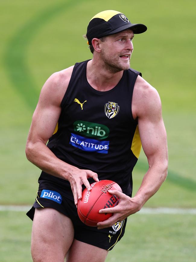 Jacob Hopper was one of two star recruits for Richmond in the trade period. Picture: Michael Klein