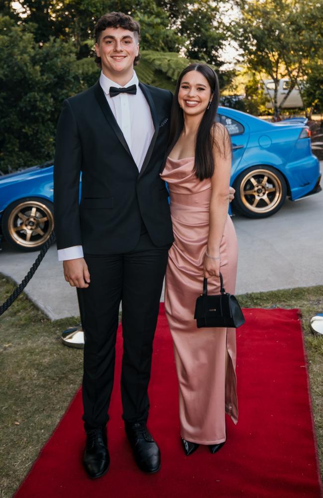 Joshua and Amelle at the Glasshouse Christian College formal. Picture: Jordan Bull of JBull Photography