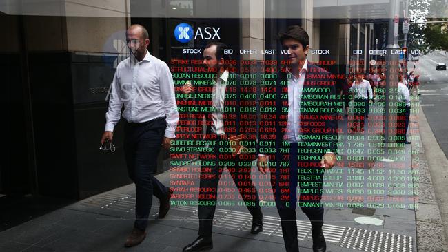 The Australian Stock Exchange dropped again on Tuesday. Picture: NCA NewsWire / Gaye Gerard