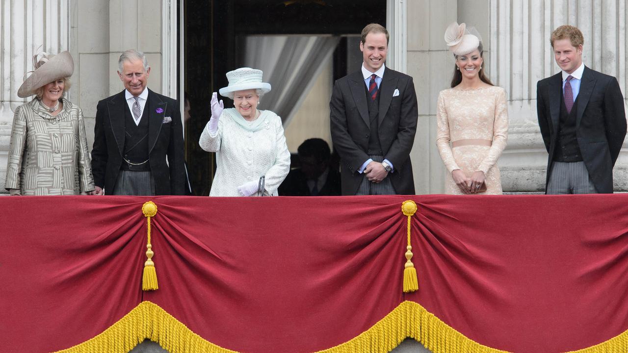 The royal family were slimmed down but thriving in 2012.