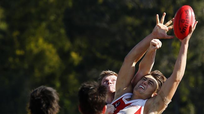 Myles Pitt kicked 18 goals in three finals in 2o14. Picture: Paul Loughnan