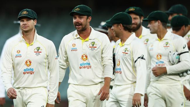 The Australian Test team will head to the MCG 2-0 up in the Ashes. Picture: Jason O'Brien/PA Images via Getty Images