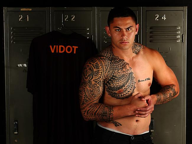 Daniel Vidot has been in negotiations with WWE representatives. Picture: Annette Dew