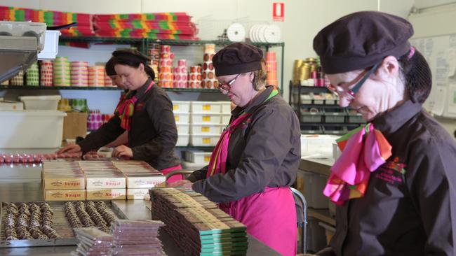 The Neelands own three Yarra Valley Chocolaterie shops. Picture: Supplied