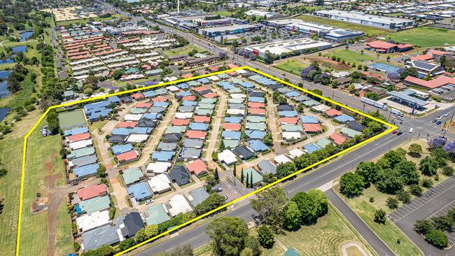 Clive Armitage's Kingfisher Gardens retirement village on Spring Street in Kearneys Spring has been listed for sale through Ray White Commercial in Toowoomba.