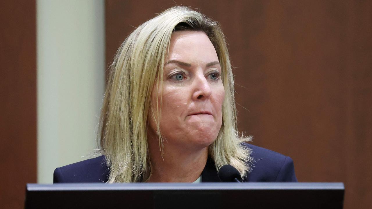 Dr Dawn Hughes gave evidence that there was clear intimate partner violence inflicted by Mr Depp on Ms Heard. Picture: Michael Reynolds/Pool/AFP