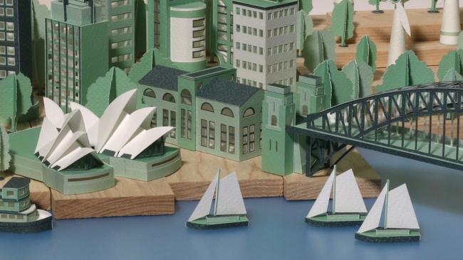 Image was created and photographed by Edinburgh-based paper model and animation artist Charles Young