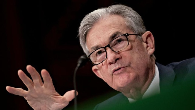 US Federal Reserve chairman Jerome Powell says the argument that inflation is transitory ‘has fallen apart’. Picture: Bloomberg