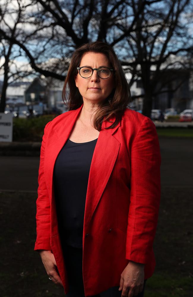 Meg Webb Independent member for Nelson. Rally in support of a Commission of Inquiry for Sue Neill-Fraser who is now on parole after being convicted for the murder of her husband Bob Chappell. Picture: Nikki Davis-Jones