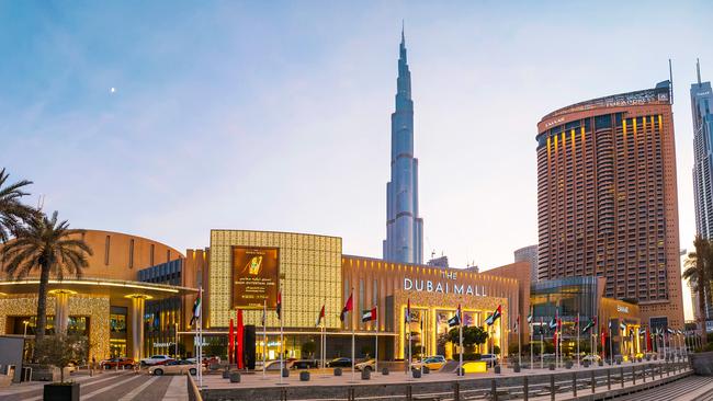 You can pick up some Skywards points for Emirates by shopping at participating stores at Dubai Mall. 