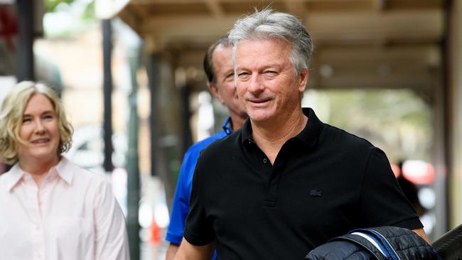 Australia Test captain Steve Waugh was a familiar face in the crowd of supporters. Picture: AAP