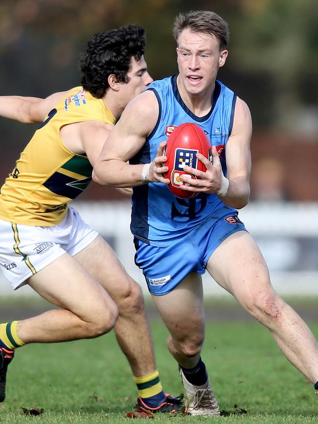 The tough midfielder thrived at Central after crossing from Sturt. Picture: Dean Martin