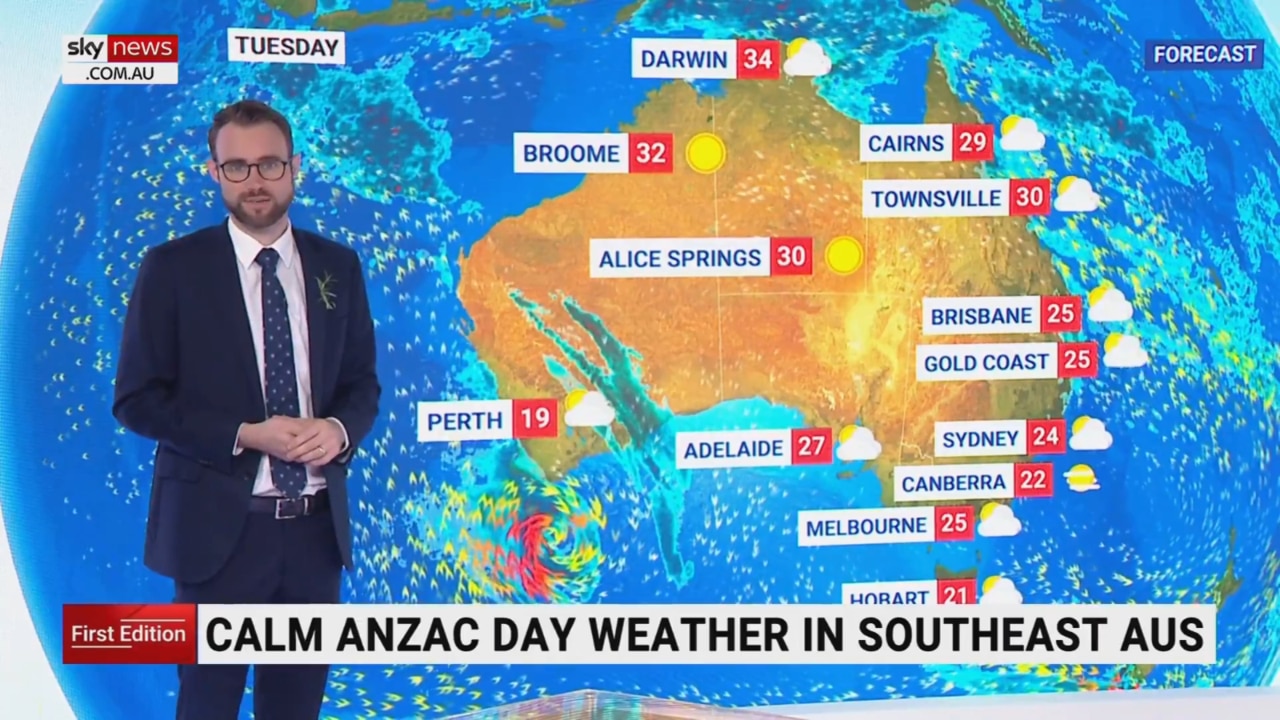Analysis: Anzac Day weather forecast