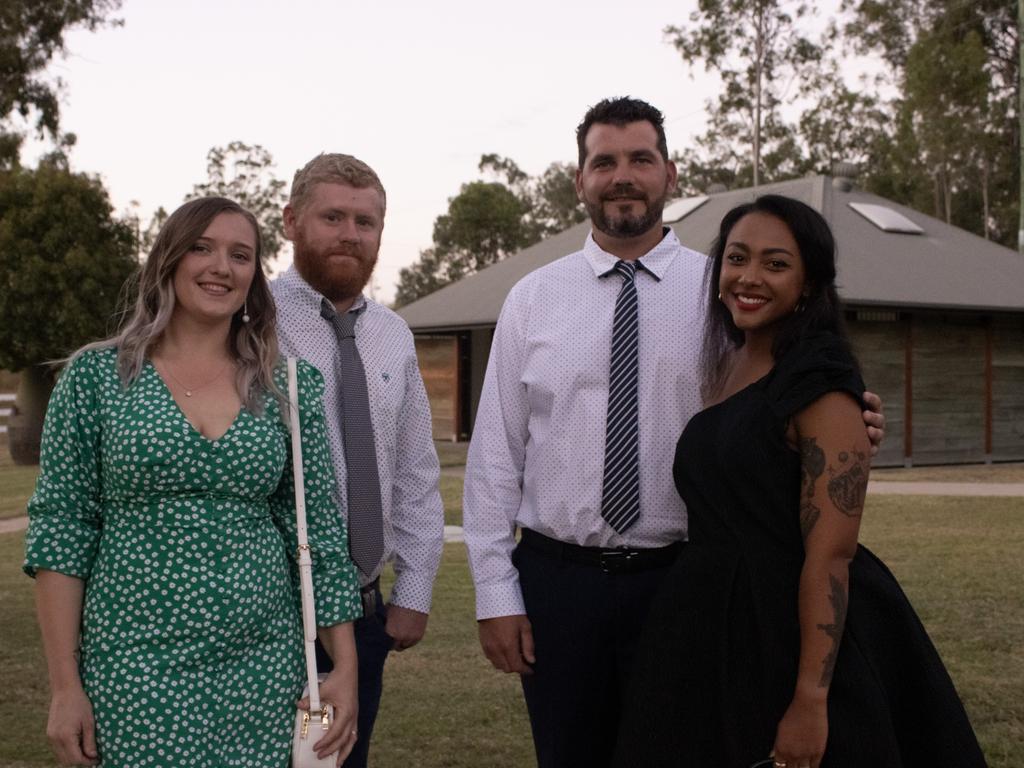 Becky Jensen, Ben Jensen, James Guiney and Malitha Guiney at the Dusk Til Dust long table dinner.