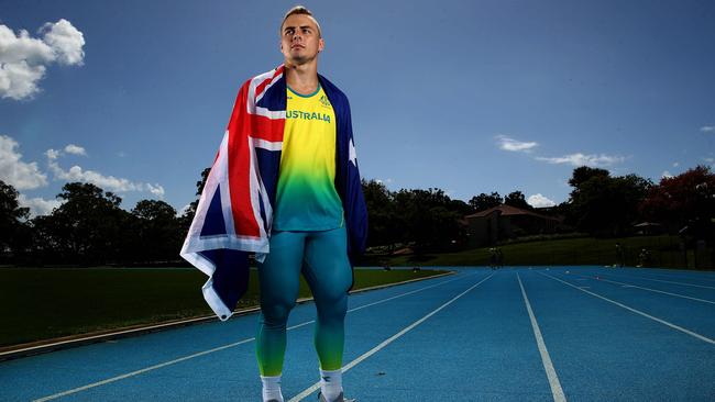 Australia’s fastest man Trae Williams will fly the flag for the home nation in the 100m sprint. Pic Adam Head