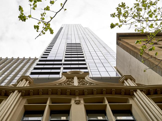 Collins House, 466 Collins St, Melbourne. Melbourne's slimmest skyscraper. Pic: Golden Age