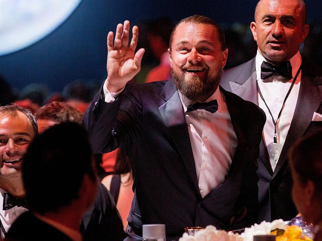 Leonardo DiCaprio during amfAR’s 2015 Cinema Against AIDS Gala. Picture: WireImage