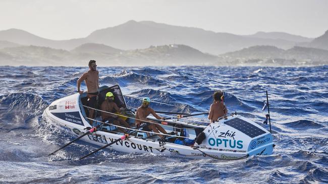 Last year the Rowed Less Travelled team became the fastest Australian rowing boat to cross the Atlantic. Picture: Ben Duffy.