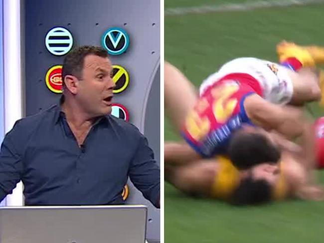 David King has been left perplexed by a pair of incidents from Sunday, going on to warn of a 'huge issue' facing the AFL.