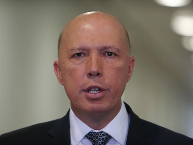 Home Affairs Minister Peter Dutton says the medivac laws could restart boat arrivals. 