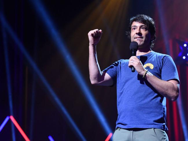 The charming Arj Barker is an absolute optimist. Picture: Jim Lee Photo