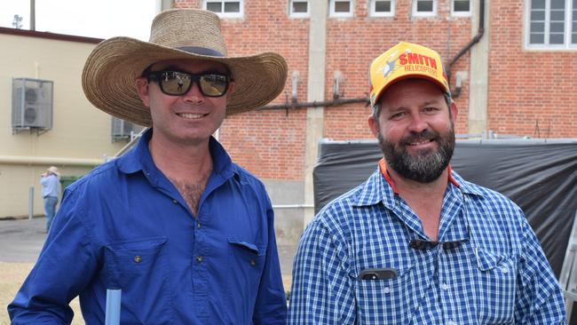 Clint Cook and Nathan Smith at Beef Australia 2024. Picture: Aden Stokes