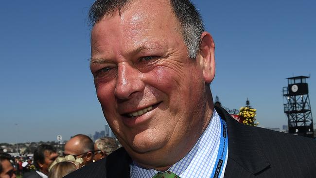 Trainer Michael Moroney has Victoria Derby hopes for Chapada. Picture: AAP